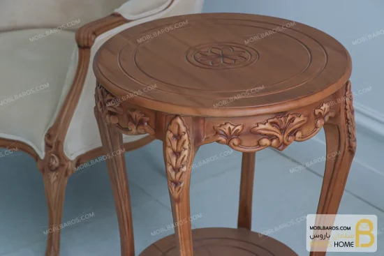 مبل نئو کلاسیک لورنزو تایپ B کد ۳ خرید مبل باروس 6559 (3)