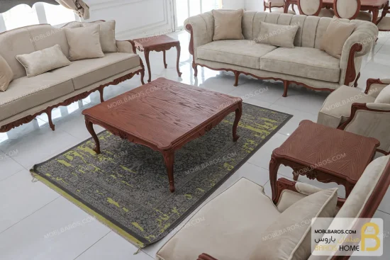 مبل کلاسیک رومینا و چستر نیکا خرید مبل باروس 65 (12)