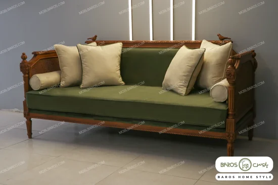مبل کلاسیک و ترکیبی ۱۱ نفره کاجی خرید باروس 5 (15)