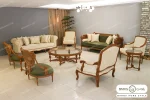 مبل کلاسیک و ترکیبی ۱۱ نفره کاجی خرید باروس 5 (3)