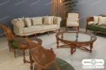 مبل کلاسیک و ترکیبی ۱۱ نفره کاجی خرید باروس 5 (6)