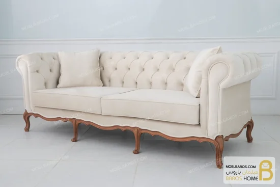 مبل کلاسیک و مبل راحتی ترکیبی کینگ و چستر کد ۲ خرید مبل باروس 58 (11)