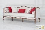 مبل کلاسیک چوبی گندم و کاجی خرید مبل باروس 569 (12)