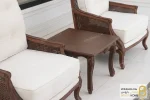 مبل کلاسیک چوبی گندم و کاجی خرید مبل باروس 569 (5)