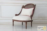 مبل کلاسیک چوبی گندم و کاجی خرید مبل باروس 569 (9)