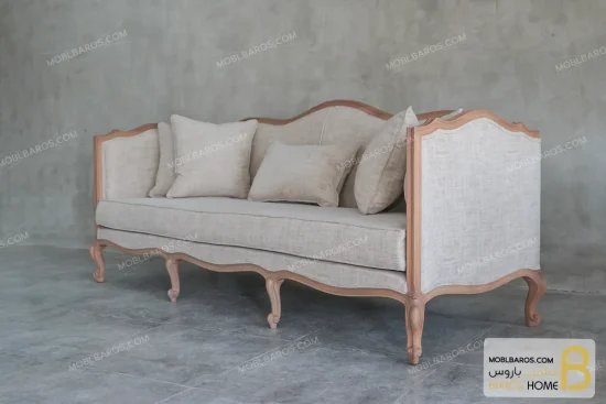 مبل کلاسیک گندم و چستر نیکا خرید مبل باروس 778 (11)