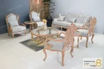 مبل کلاسیک ۷ نفره کینگ و رومینا خرید مبل باروس 569 4