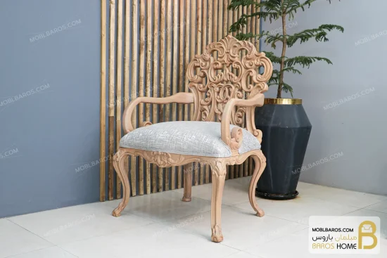 مبل کلاسیک ۷ نفره کینگ و رومینا خرید مبل باروس 569 (4)