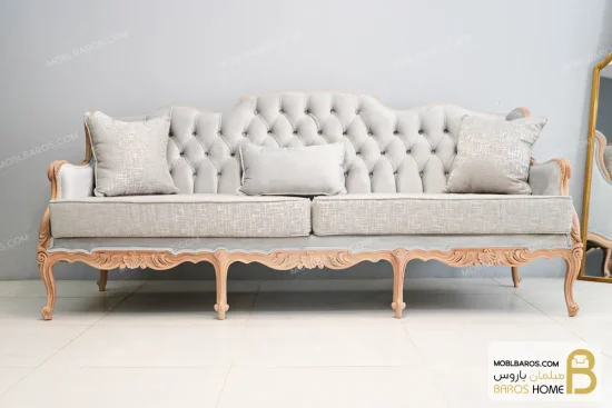 مبل کلاسیک ۷ نفره کینگ و رومینا خرید مبل باروس 569 (5)