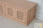 میز تلویزیون حصیری و چوبی مدل مهسا کد ۲ خرید تیوی باروس (3)