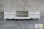 میز تلویزیون چوبی کلاسیک جدید مدل ابیگل کد ۳ خرید میز تی وی باروس 583 (2)