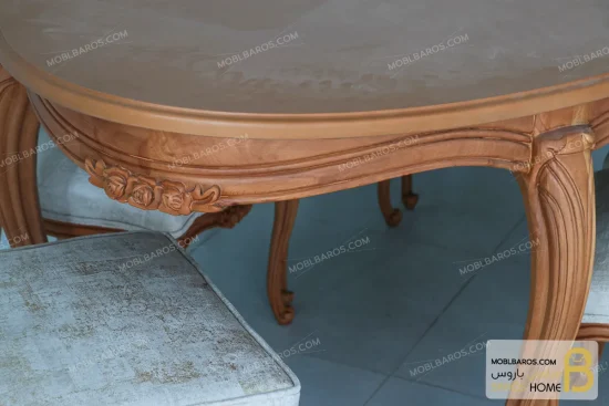 میز غذاخوری چوبی لورنزو کد ۶ خرید میز غذاخوری باروس 5 (3)