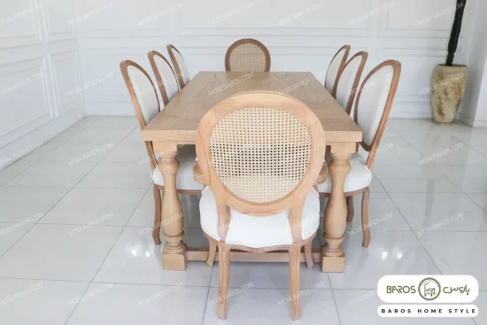 میز ناهار خوری راشل لویی کد 5 خرید مبل باروس 2823 (2)