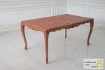 میز ناهار خوری کلاسیک و منبتی رومینا با صندلی راشل خرید ناهارخوری باروس 56 (1)