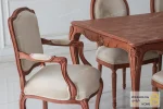 میز ناهار خوری کلاسیک و منبتی رومینا با صندلی راشل خرید ناهارخوری باروس 56 (3)