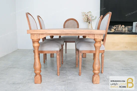 میز ناهارخوری جدید ظریف راشل تایپ B کد ۳ خرید ناهارخوری باروس 58 (5)