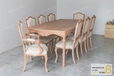 میز ناهارخوری روتی با صندلی گندم خرید ناهارخوری باروس 56 (3)