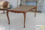 میز ناهارخوری کلاسیک منبتی رومینا با صندلی کینگ و راشل خرید ناهارخوری باروس 65 (4)