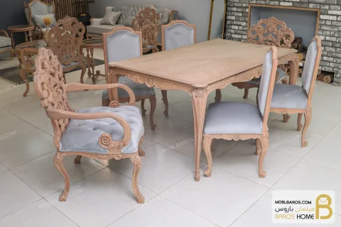 میز ناهارخوری کم جا رومینا و کینگ خرید ناهار خوری باروس 245 (2)