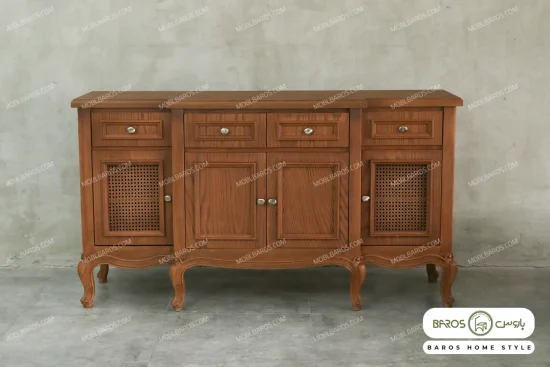 میز کنسول حصیری ماندگار باروس 659 (2)
