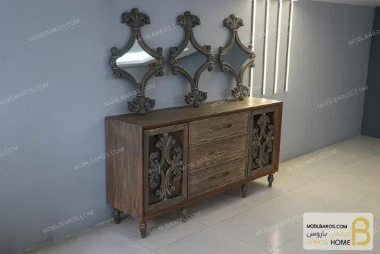 میز کنسول چوبی ایزابل کد ۲ خرید کنسول باروس 56 (2)