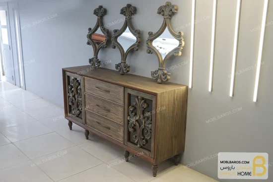 میز کنسول چوبی ایزابل کد ۲ خرید کنسول باروس 56 (3)