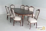 ناهارخوری چوبی لورنزو تایپ c کد ۲ خرید میز ناهارخوری باروس 85 (1)