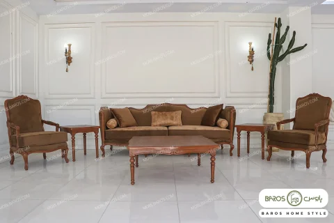 ست مبلمان نئوکلاسیک روتی کد ۴ مبل باروس 8 (2)