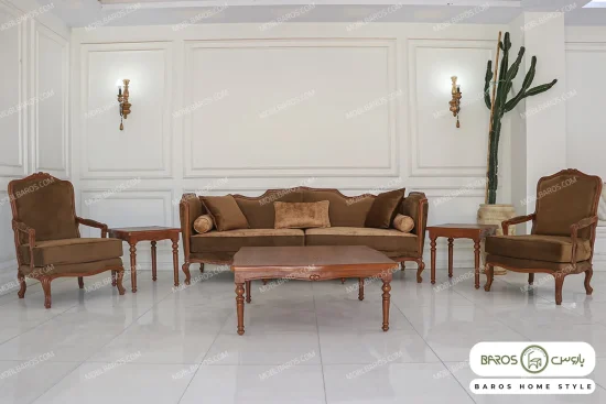 ست مبلمان نئوکلاسیک روتی کد ۴ مبل باروس 8 (2)