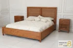 سرویس خواب دو نفره حصیری رونیا کد ۲ باروس (2)