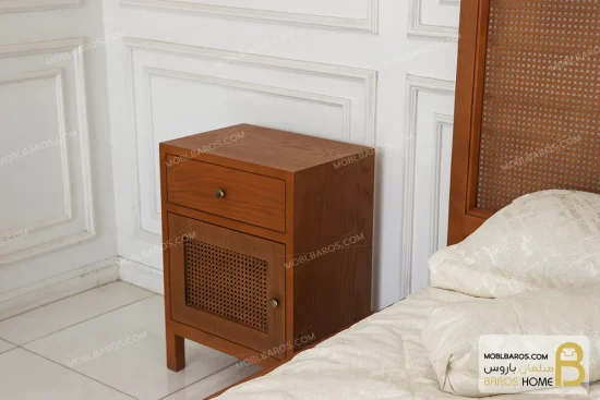 سرویس خواب دو نفره حصیری رونیا کد ۲ باروس (7)