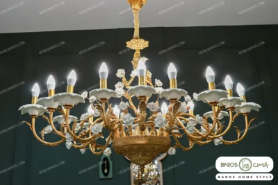 لوستر پذیرایی مدل ربکا بیضی خرید باروس 56 (2)