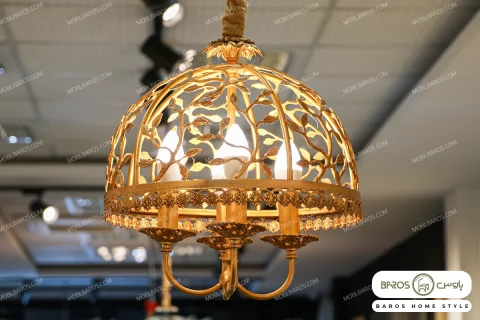 لوستر پذیرایی و اتاق خواب مدل سبدی ساده باروس (1)