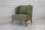 مبل راحتی سبز و کرم کمجا و ظریف آرون کد ۳ خرید مبل باروس 53 (10)