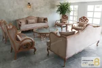 مبل سلطنتی ۱۰ نفره کینگ کد ۳ خرید مبل باروس 74 (3)