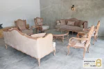 مبل سلطنتی ۱۰ نفره کینگ کد ۳ خرید مبل باروس 74 (4)