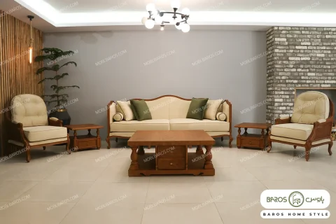 مبل مدرن ۵ نفره گندم و روما خرید باروس 5 (2)