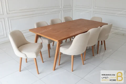 میز ناهارخوری ارزان قیمت جدید کارلو خرید ناهارخوری باروس 88 (2)