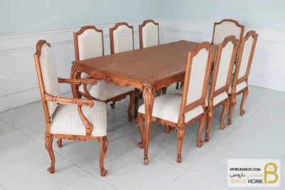 میز ناهارخوری رومینا کد ۶ خرید ناهارخوری باروس 77 (3)