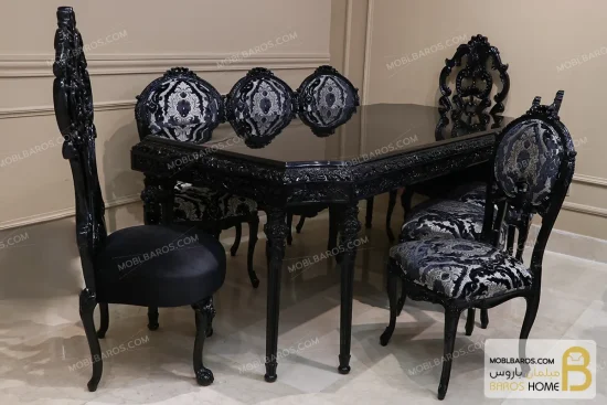 میز ناهارخوری لوکس و جدید نوادا باروس 4 (1)