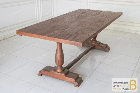 میز ناهارخوری چوبی بهناز کد ۲ ب