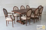 میز ناهارخوری چوبی بهناز کد ۲ خرید میز ناهارخوری باروس (3)