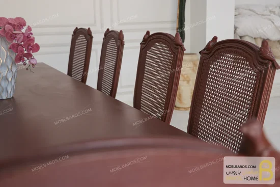 میز ناهارخوری چوبی دکورا سفارشی خرید ناهارخوری باروس 56 (6)