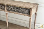 کنسول چوبی منبتی کلاسیک افرا کد ۲ باروس (2)