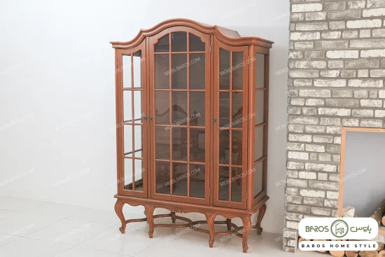 بوفه و ویترین چوبی کلاسیک جدید مدل 401 هارپر کد ۲ خرید باروس 23 (2)