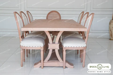 خرید میز ناهارخوری چوبی جدید آراز مدل ۱۴۰۲ خرید باروس 5 (6)