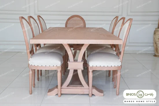 خرید میز ناهارخوری چوبی جدید آراز مدل ۱۴۰۲ خرید باروس 5 (6)