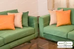 مبل راحتی سبز نیم ست سفارشی سپند