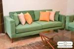 مبل راحتی سبز نیم ست سفارشی سپند