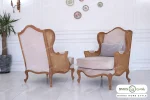 مبل تک نفره کویین حصیری خرید مبل باروس 59593 (2)